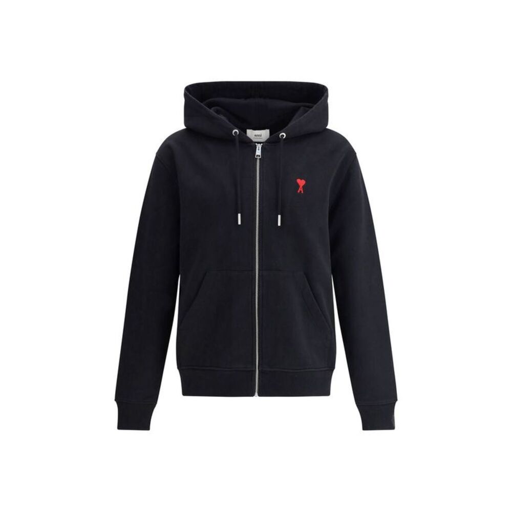 Ami Paris Black Cotton Men's Sweatshirt